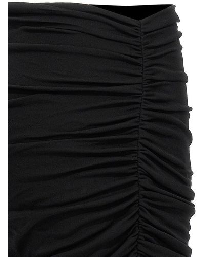 Tory Burch Draped Skirt - Black