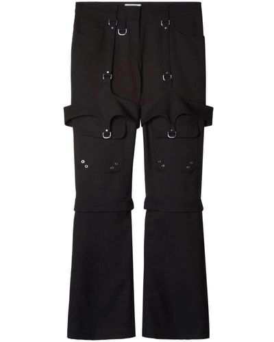 NEW OFF-WHITE C/O VIRGIL ABLOH Black Mariana De Silva Pants Size 50 $1750