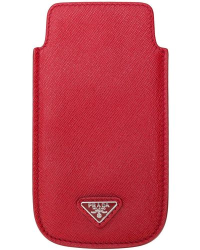 Prada Logo Iphone 5 Case - Red