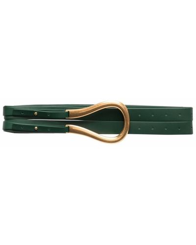 Bottega Veneta Double-strap Belt - Green