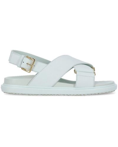 Marni 'fussbet' Sandals - White