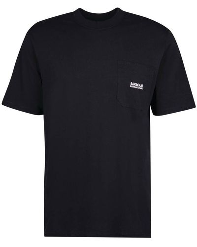 Barbour International Radok Pocket Tee T-Shirt - Black