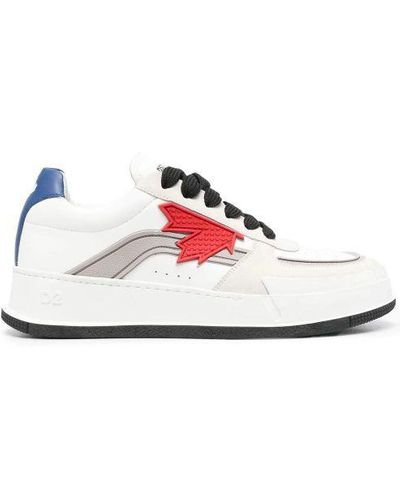 DSquared² Canadian Leather Sneakers - White