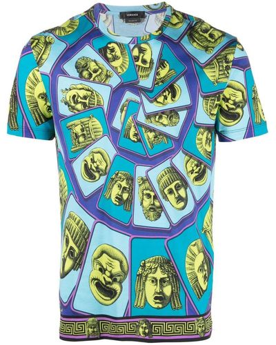 Versace T-shirts And Polos - Blue
