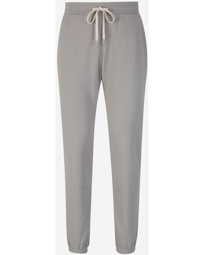 John Elliott Pockets Cotton Sweatpants - Grey
