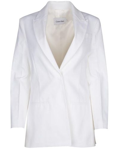 Calvin Klein Jackets And Vests - White