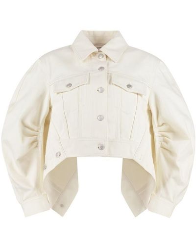 Alexander McQueen Denim Jacket - White