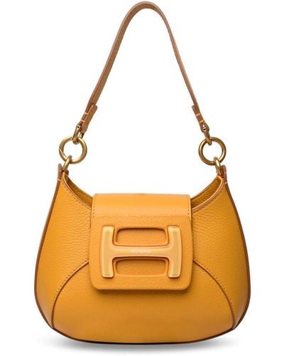 Hogan Leather Bag - Orange