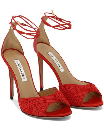 Aquazzura "bellini Beauty 105" Sandals - Red