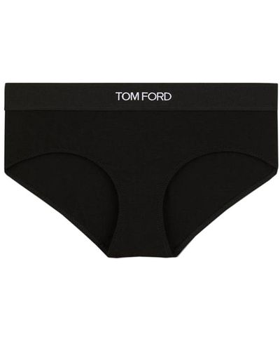 Tom Ford Slip Con Logo - Black