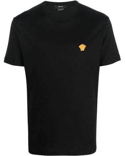 Versace T-shirts And Polos Black