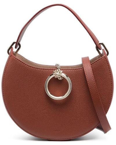 Chloé Arlene Leather Shoulder Bag - Brown