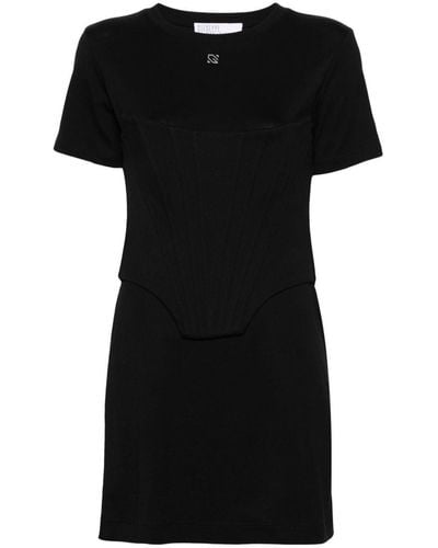 GIUSEPPE DI MORABITO Fleece Mini Dress - Black