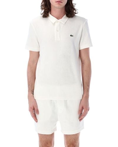 Lacoste Classic Terry Polo Shirt - White
