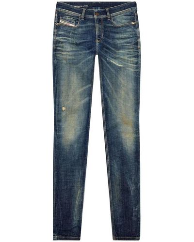 DIESEL 1979 Sleenker 09h77 Skinny Jeans - Blue