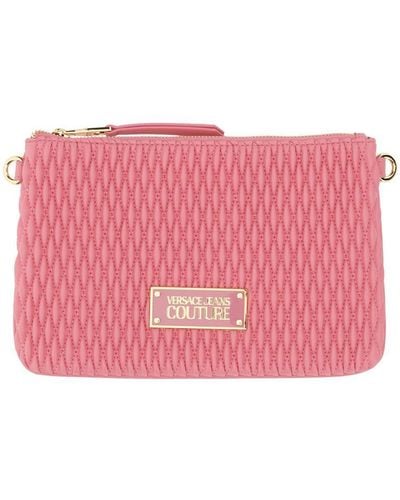 Versace Clutch Bag With Logo - Pink