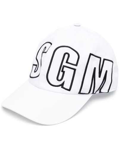 MSGM Hats White