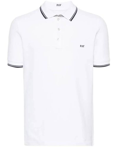 Fay T-Shirts And Polos - White