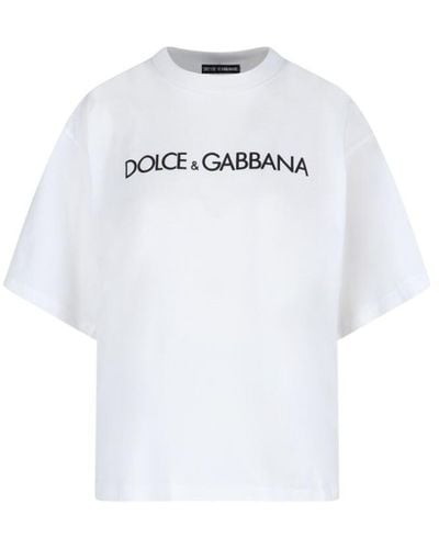 Dolce & Gabbana T-shirt Logo - White