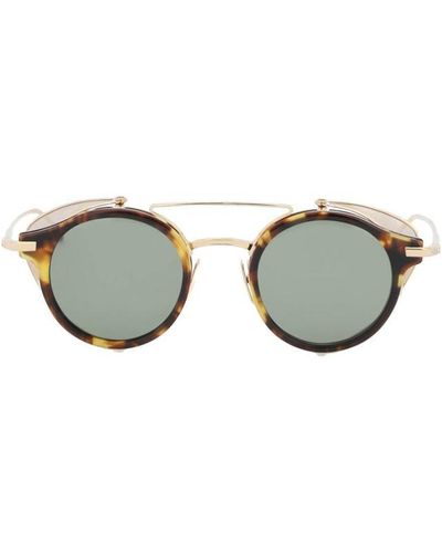 Thom Browne Sunglasses With Side Protectors - Brown