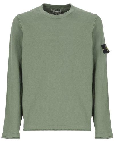 Stone Island Sweaters - Green