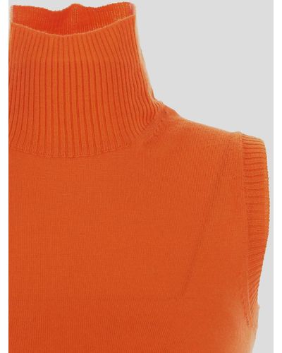 Sportmax Ardenza Knitwear Top - Orange