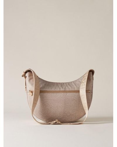 Borbonese Luna Bag Middle Bags - Natural