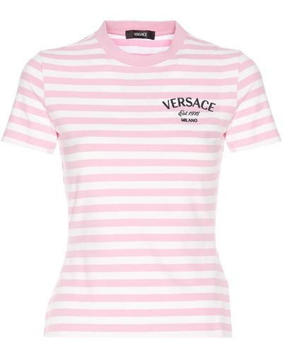 Versace T-Shirts And Polos - Pink