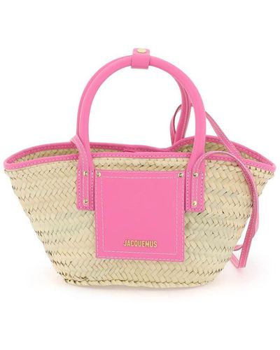 Jacquemus Le Panier Soleil Basket Bag - Pink