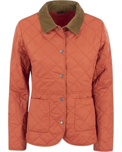 Barbour Deveron - Quilted Jacket - Orange