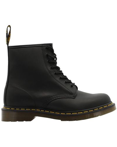 Dr. Martens "1460" Military Boots - Black