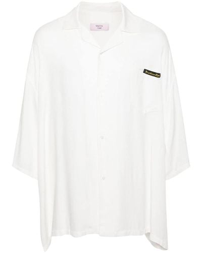 Martine Rose Boxy Hawaiian Shirt - White