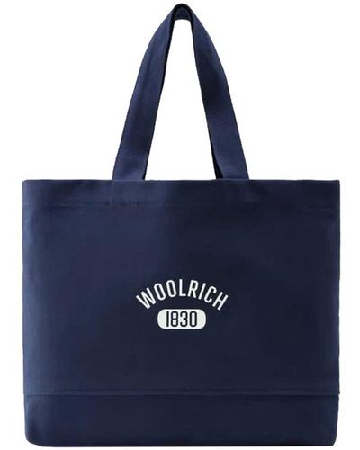 Woolrich Shopper Tote Bags - Blue