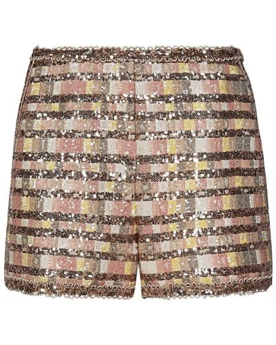 Elie Saab Camaleonte Shorts - Natural