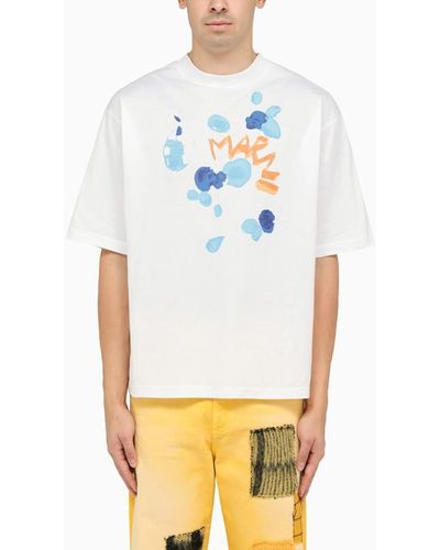 Marni White T Shirt With Print