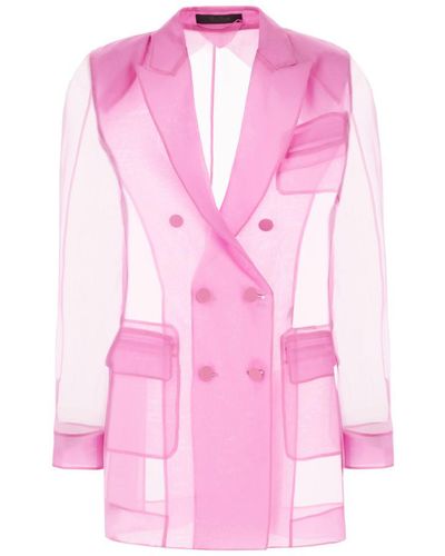 Max Mara Pianoforte Jackets & Vests - Pink
