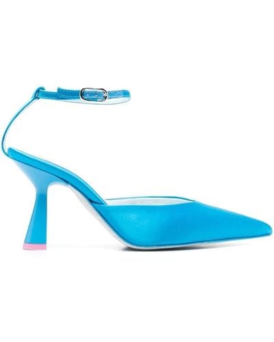 Chiara Ferragni Cf Satin Court Shoes - Blue