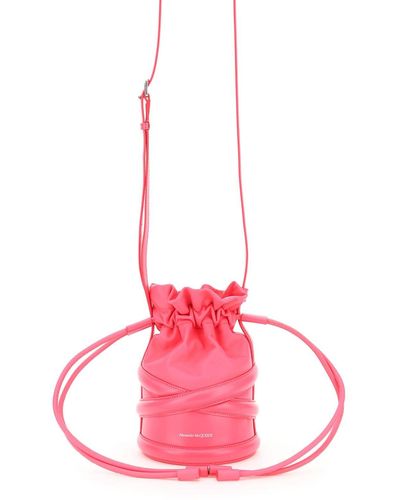 Alexander McQueen The Soft Curve Bucket Bag - Pink