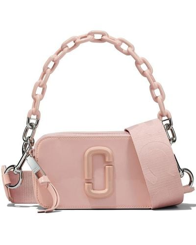 Marc Jacobs The Snapshot Rose Patent Leather Camera Bag - Pink
