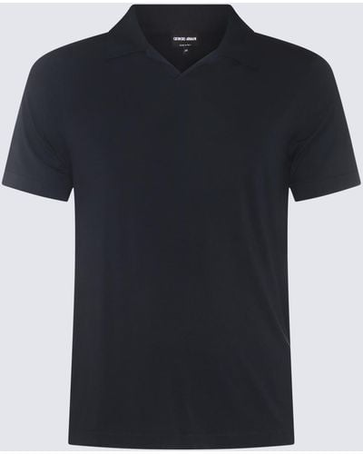 Giorgio Armani T-Shirts And Polos - Black