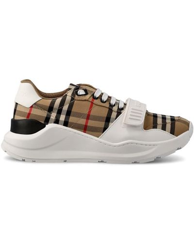 Burberry Vintage Check Trainer - White