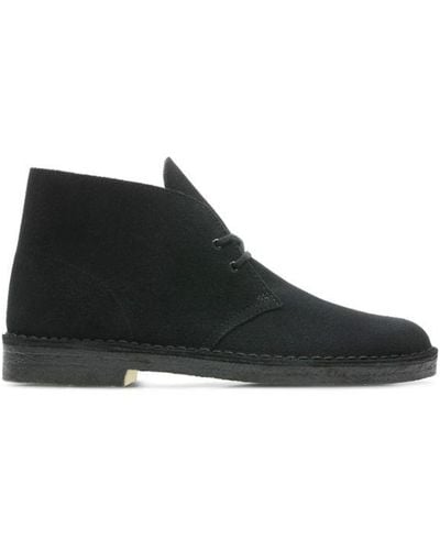 Clarks Originals Desert Boot W Shoes - Black