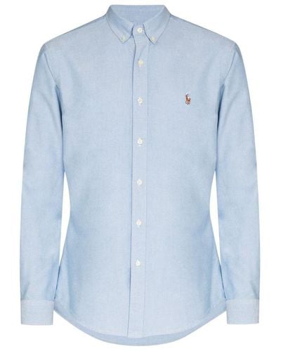 Polo Ralph Lauren Long Sleeve Sport Shirt Clothing - Blue