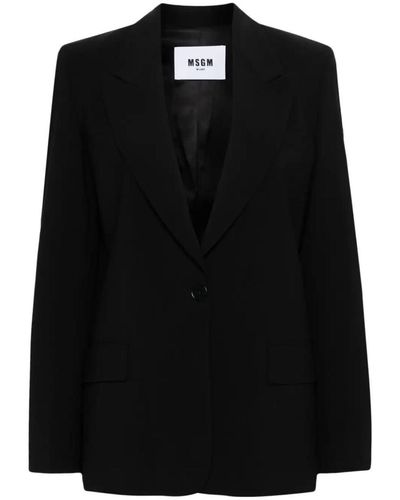 MSGM Jacket Clothing - Black