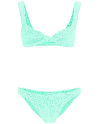Hunza G . Juno Bikini Set - Green