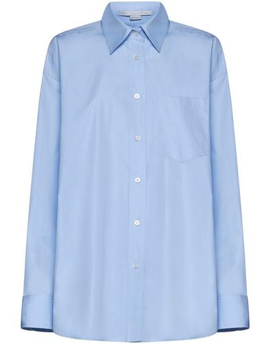 Stella McCartney Sky Cotton Shirt - Blue