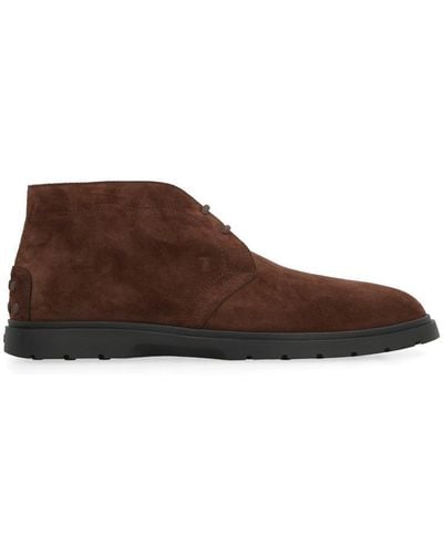 Tod's Suede Desert-boots - Brown