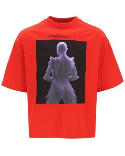 A BETTER MISTAKE Transhuman T-shirt - Red