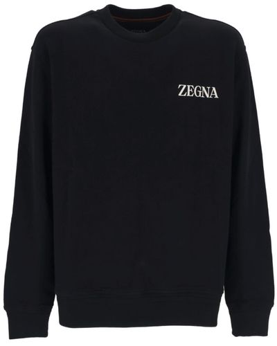 Zegna Sweaters - Black