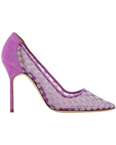 Manolo Blahnik Court Shoes - Purple